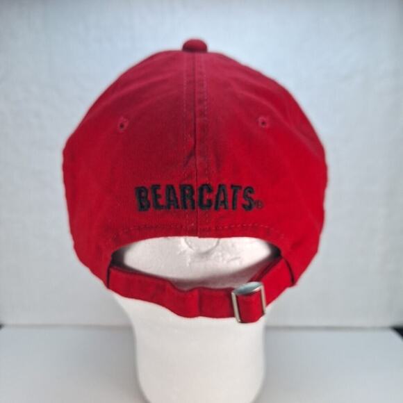 Cincinnati Bearcats Hat Cap Strap Back NCAA College Dad Hat Red Black Logo - Picture 4 of 9